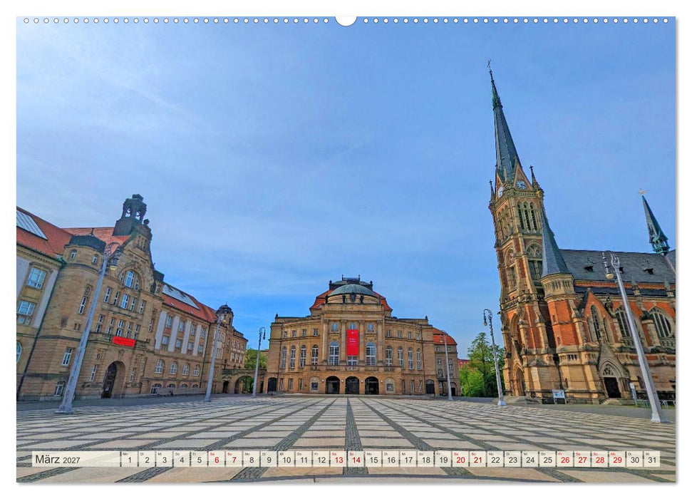Chemnitz Impressionen aus der Kulturhauptstadt (CALVENDO Premium Wandkalender 2027)