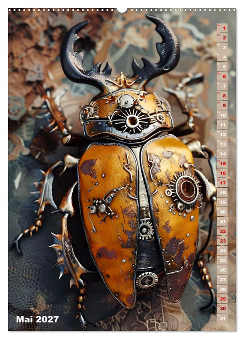 Steampunk Fauna (CALVENDO Premium Wandkalender 2027)