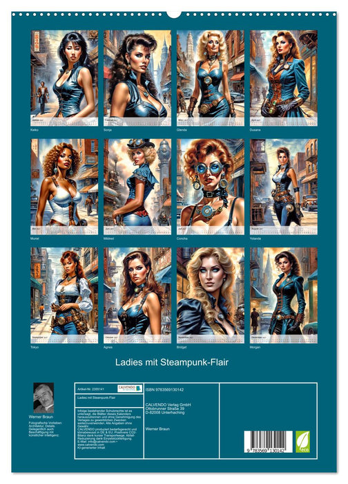 Ladies mit Steampunk-Flair (CALVENDO Premium Wandkalender 2027)