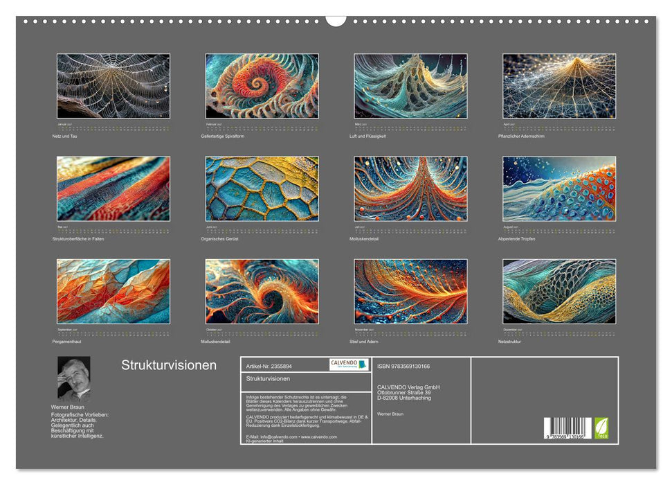 Strukturvisionen (CALVENDO Wandkalender 2027)