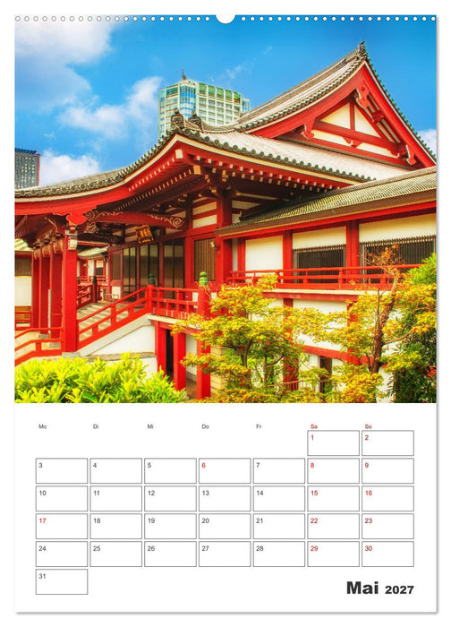 Tokio - Reiseplaner (CALVENDO Premium Wandkalender 2027)