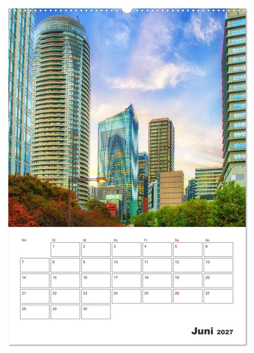 Tokio - Reiseplaner (CALVENDO Premium Wandkalender 2027)