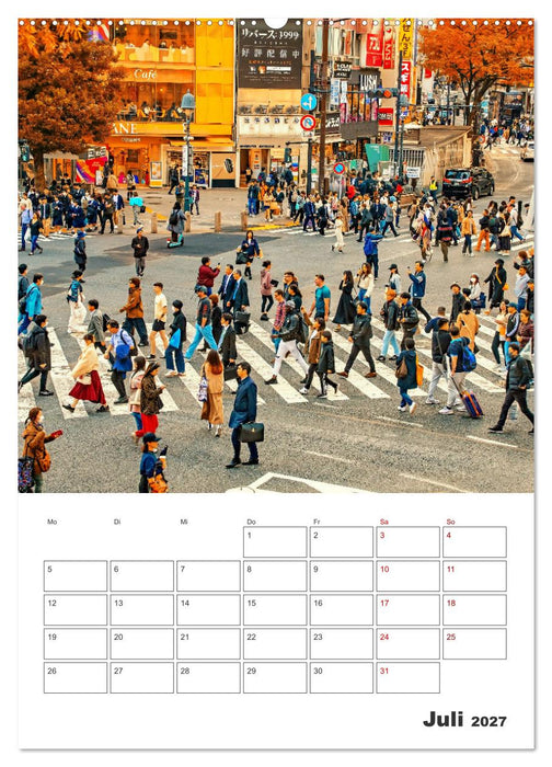 Tokio - Reiseplaner (CALVENDO Premium Wandkalender 2027)