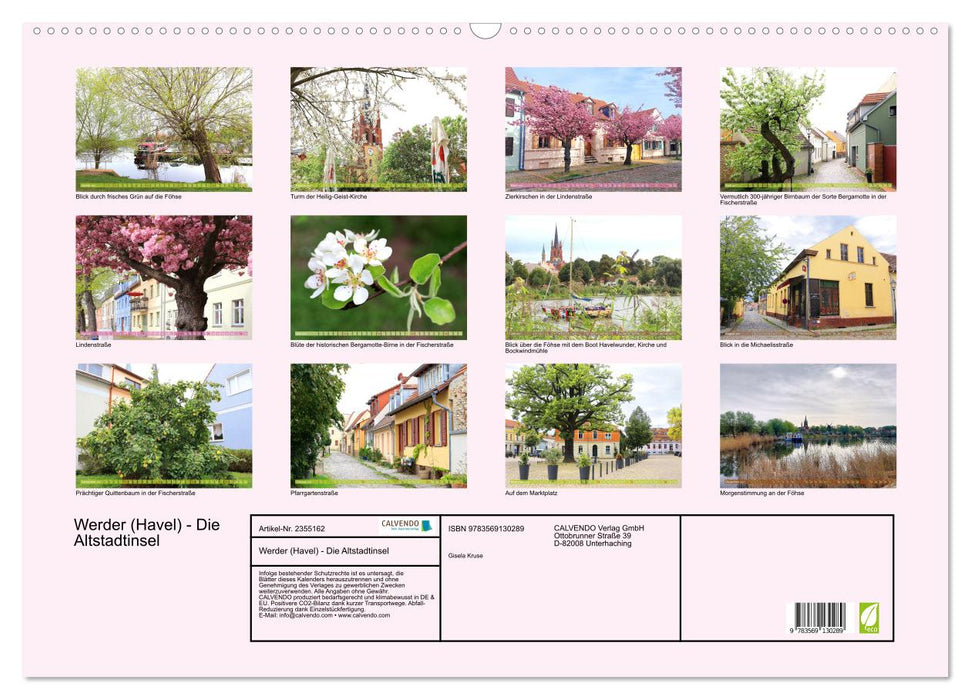 Werder (Havel) - Die Altstadtinsel (CALVENDO Wandkalender 2027)