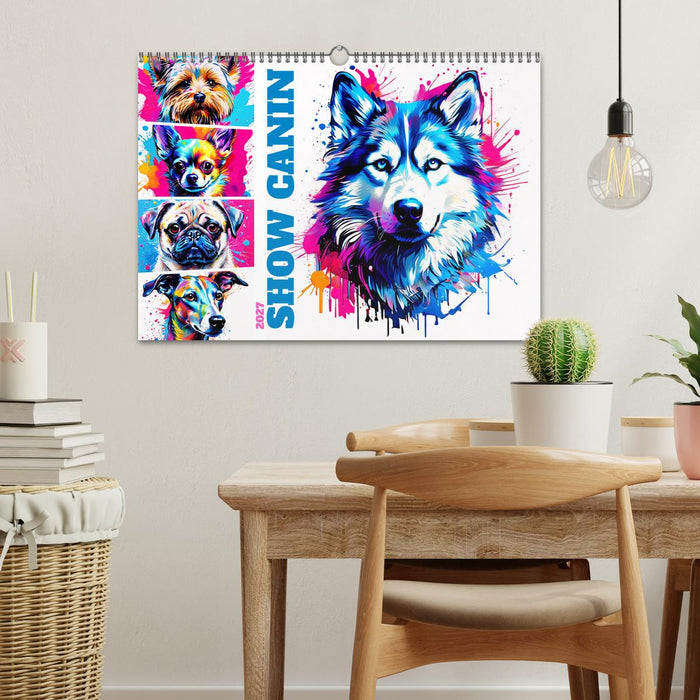 Show canin (CALVENDO Calendrier mensuel 2027)