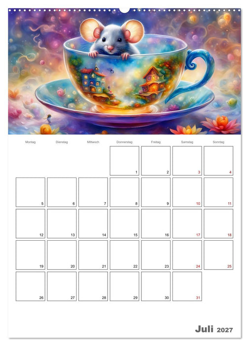 Tierische Kaffee Gesellschaft (CALVENDO Premium Wandkalender 2027)