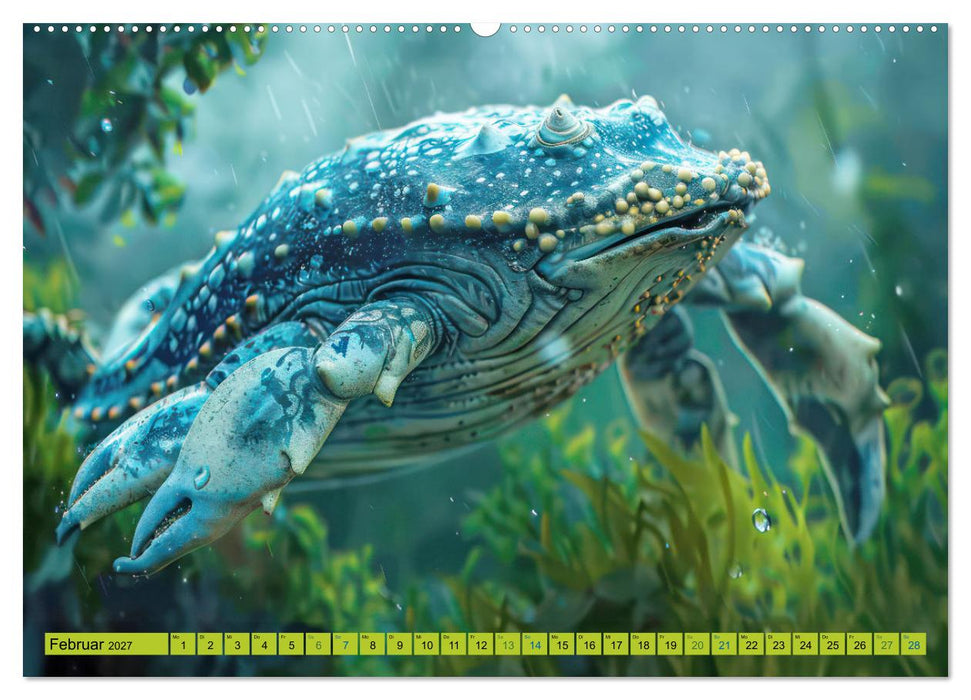 Fantastische Unterwasserkreaturen - Hybridtiere (CALVENDO Premium Wandkalender 2027)