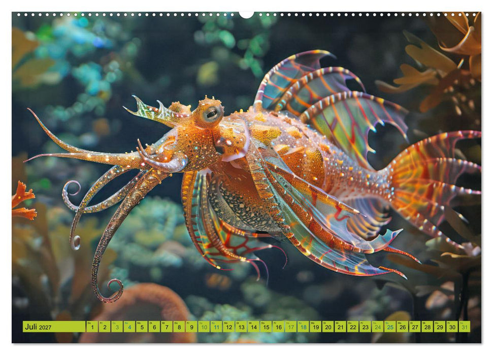 Fantastische Unterwasserkreaturen - Hybridtiere (CALVENDO Premium Wandkalender 2027)
