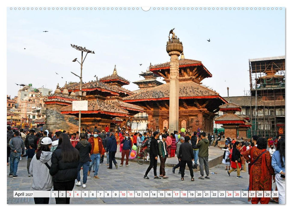 KATHMANDU, Nepals Hauptstadt (CALVENDO Wandkalender 2027)