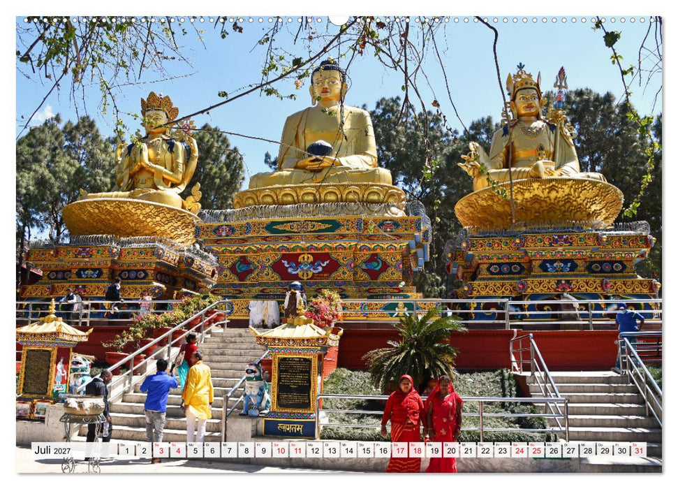 KATHMANDU, Nepals Hauptstadt (CALVENDO Premium Wandkalender 2027)