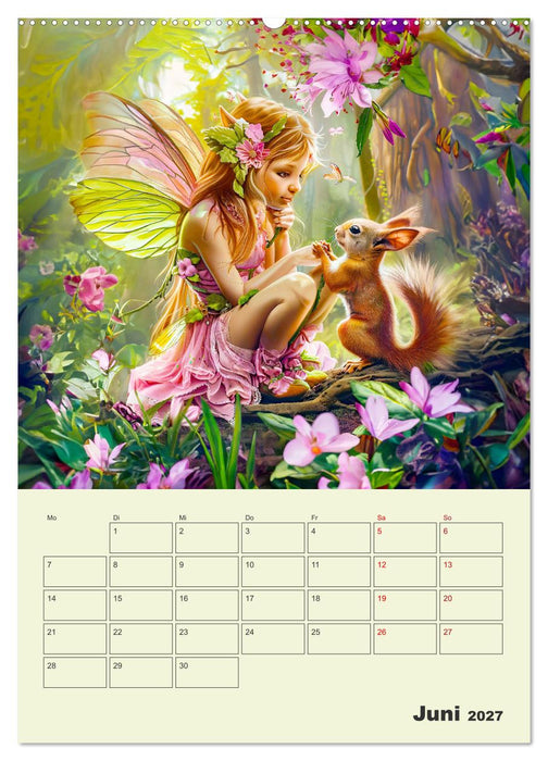 Elfenkinder der Natur - Niedlicher Termin-Planer für das Jahr (CALVENDO Wandkalender 2027)