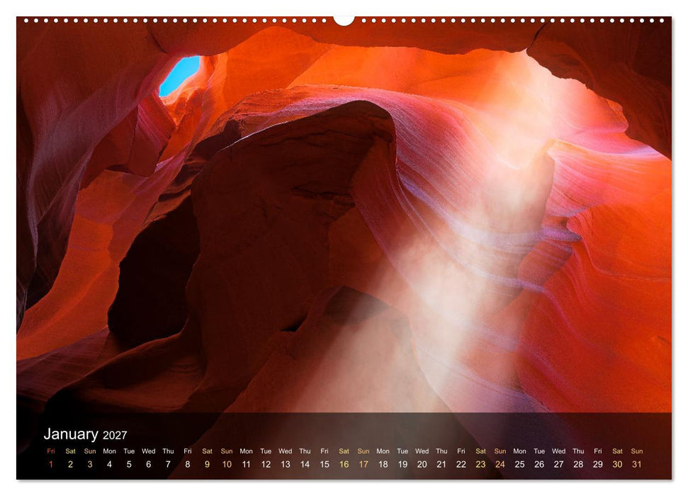 USA the wonderful Southwest (CALVENDO Monthly Calendar 2027)
