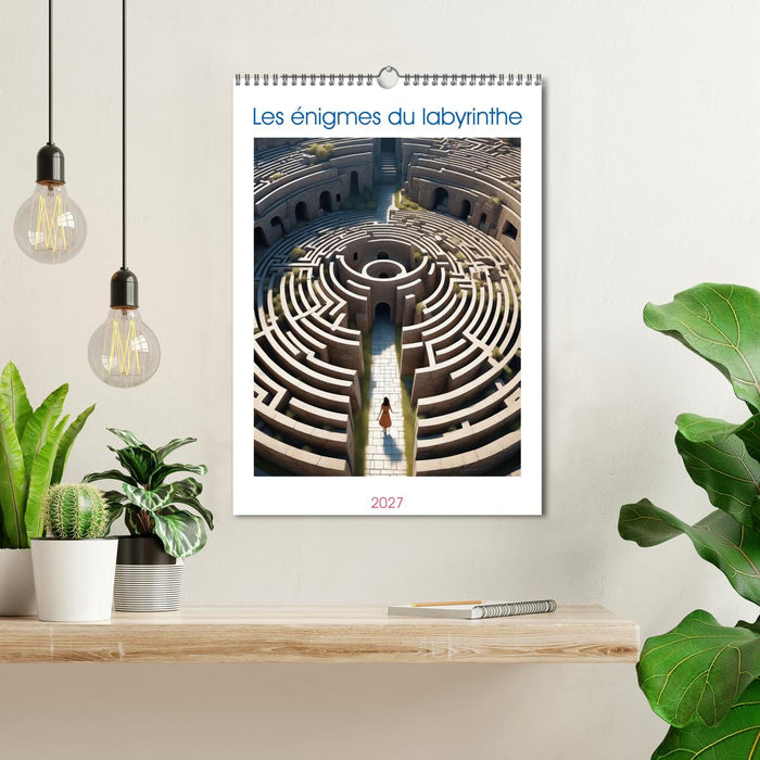 Les énigmes du labyrinthe (CALVENDO Calendrier mensuel 2027)