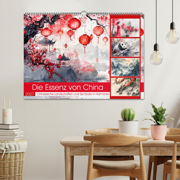 Die Essenz von China - Chinesische Landschaften und Symbole in Harmonie (CALVENDO Wandkalender 2027)