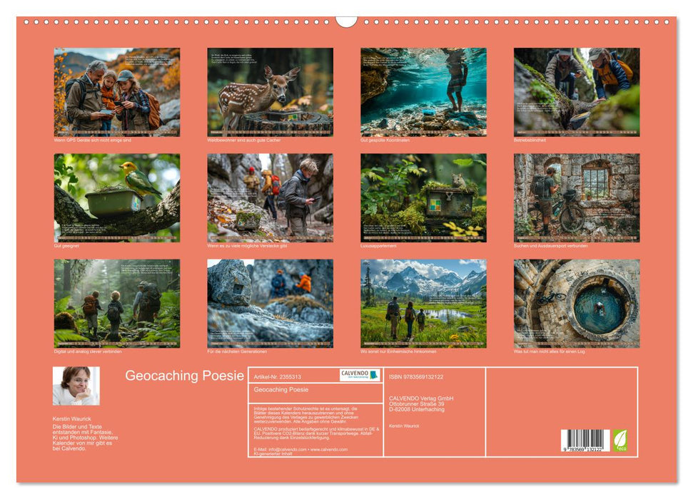 Geocaching Poesie (CALVENDO Wandkalender 2027)