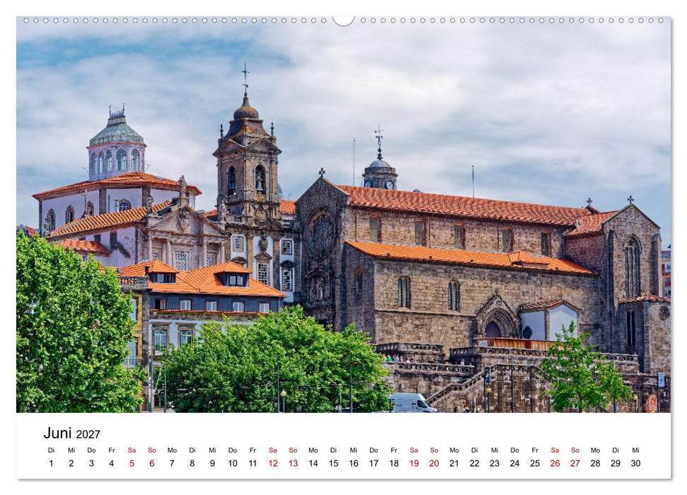 Porto und Gaia - Ausblicke und Einsichten (CALVENDO Premium Wandkalender 2027)