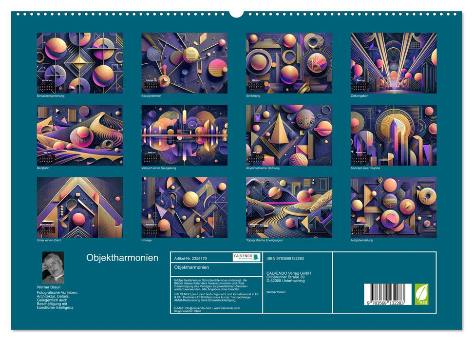 Objektharmonien (CALVENDO Premium Wandkalender 2027)