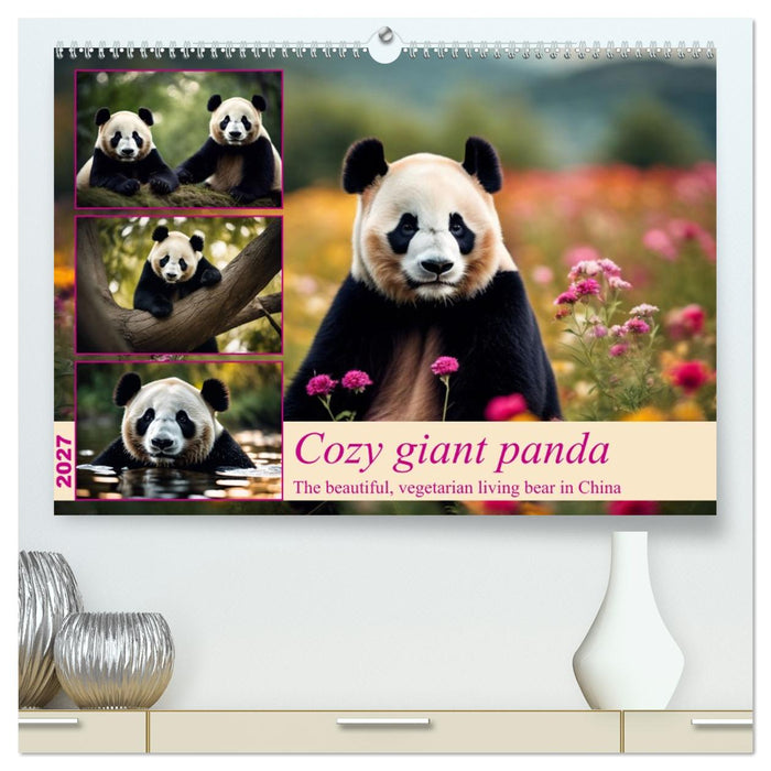 Cozy giant panda (CALVENDO Premium-Calendar 2027)