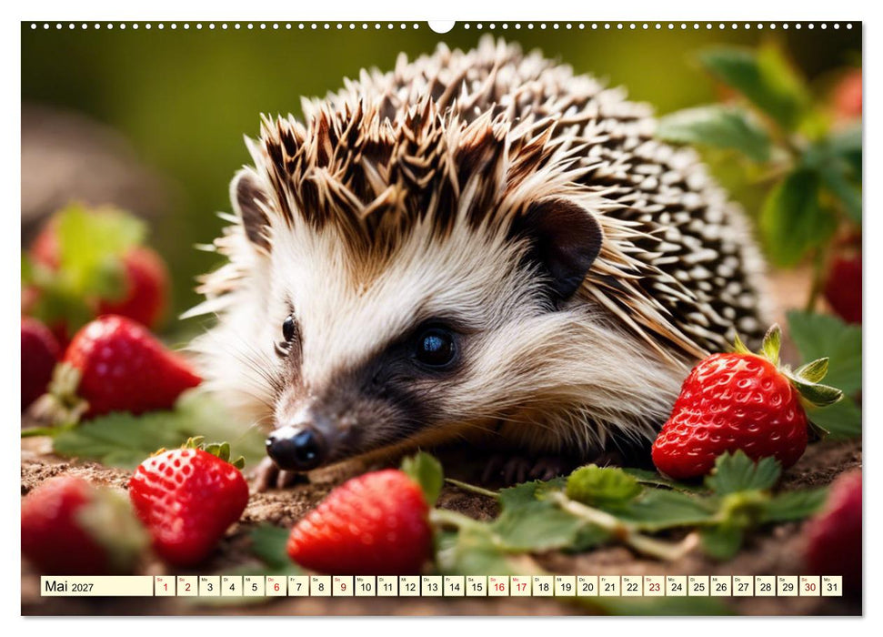 Igel - Wildtier des Jahres 2024 (CALVENDO Premium Wandkalender 2027)