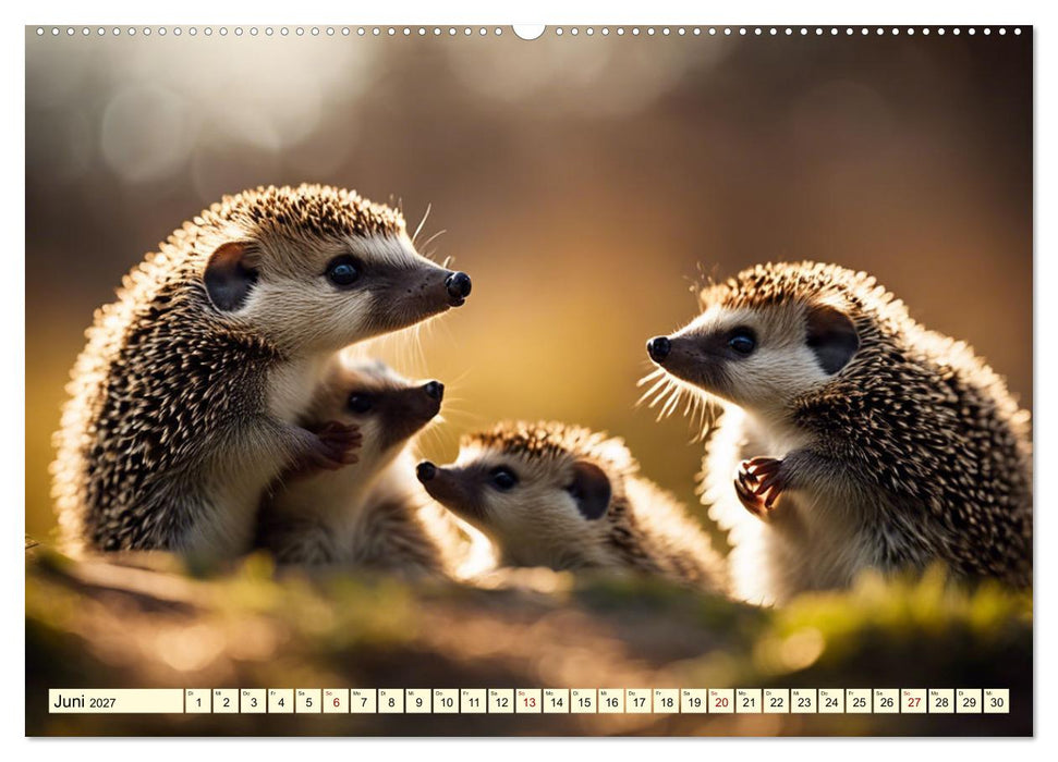Igel - Wildtier des Jahres 2024 (CALVENDO Premium Wandkalender 2027)