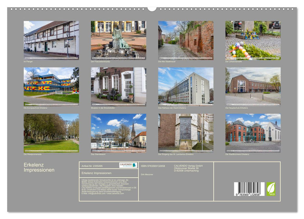 Erkelenz Impressionen (CALVENDO Premium Wandkalender 2027)