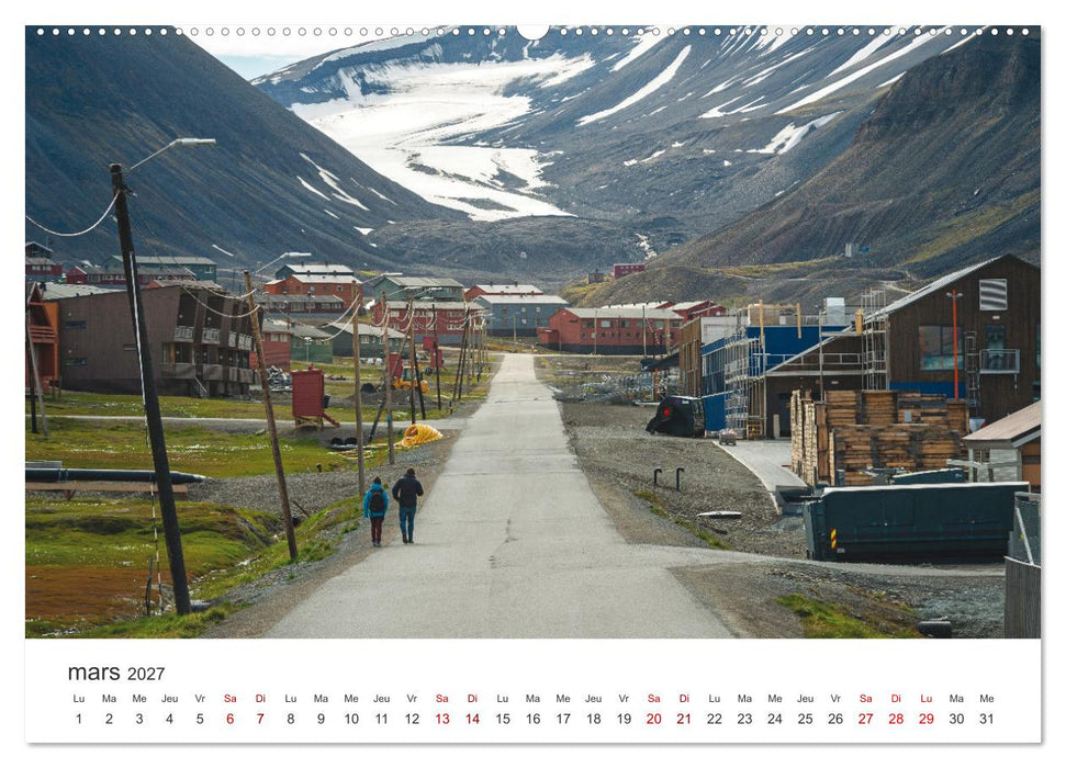L'été sur les îles Svalbard (CALVENDO Calendrier mensuel 2027)