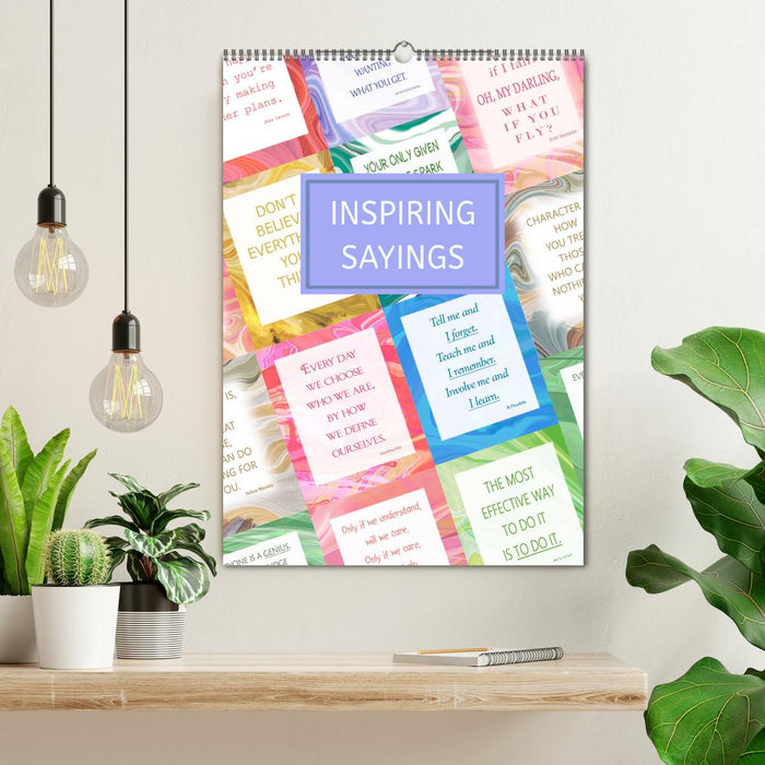 Inspiring sayings (CALVENDO Monthly Calendar 2027)