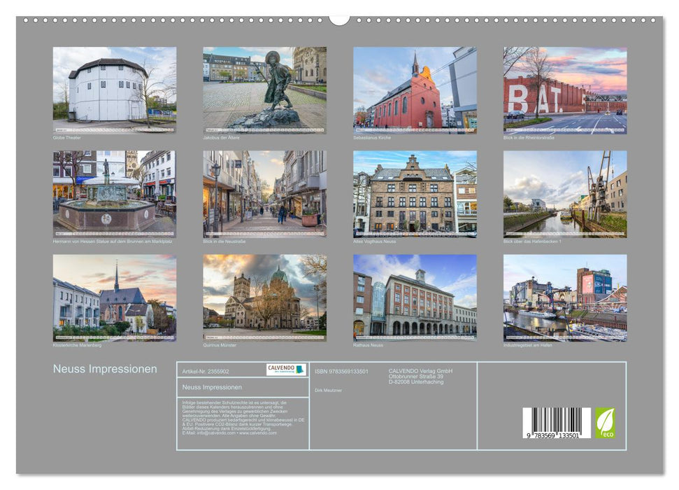 Neuss Impressionen (CALVENDO Premium Wandkalender 2027)