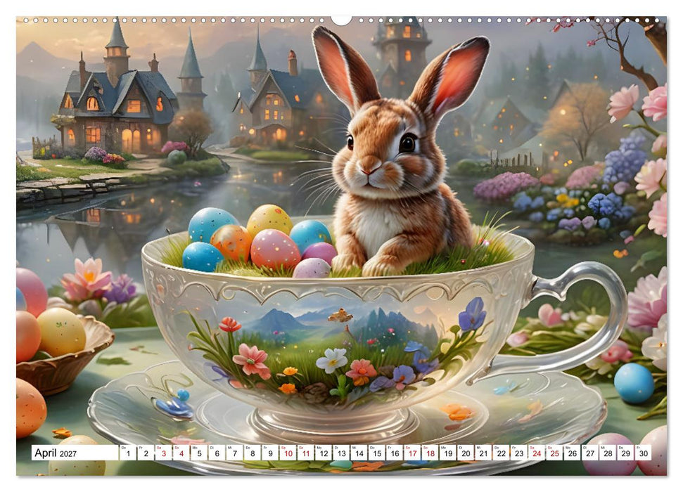 Tierische Tee-Parade (CALVENDO Wandkalender 2027)
