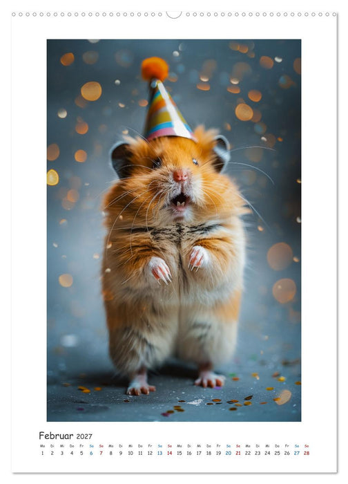 Lustige kleine Hamster (CALVENDO Premium Wandkalender 2027)