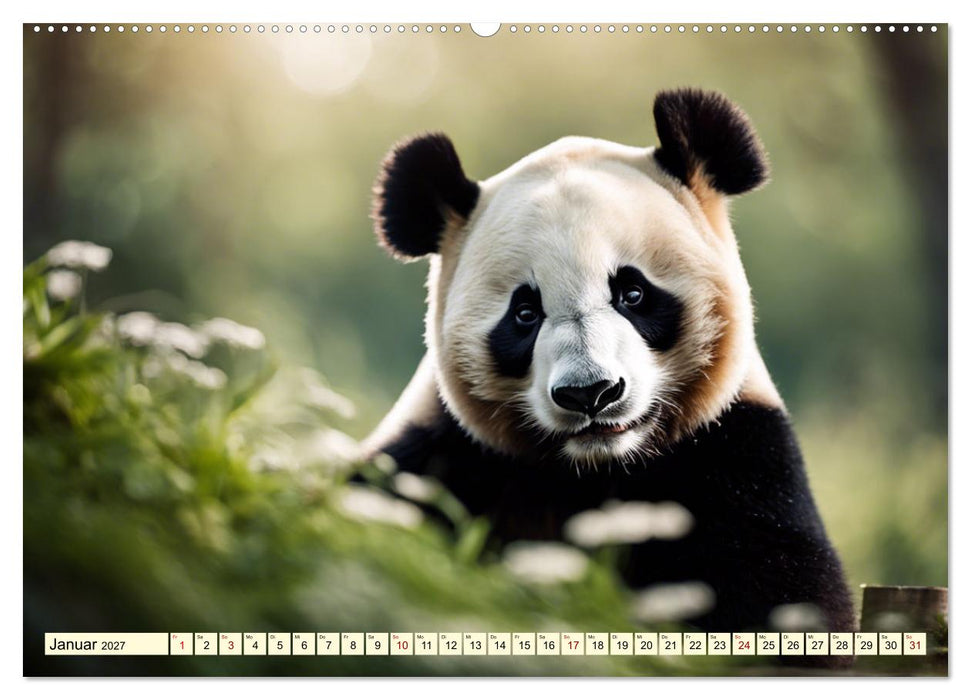 Großer Pandabär (CALVENDO Premium Wandkalender 2027)