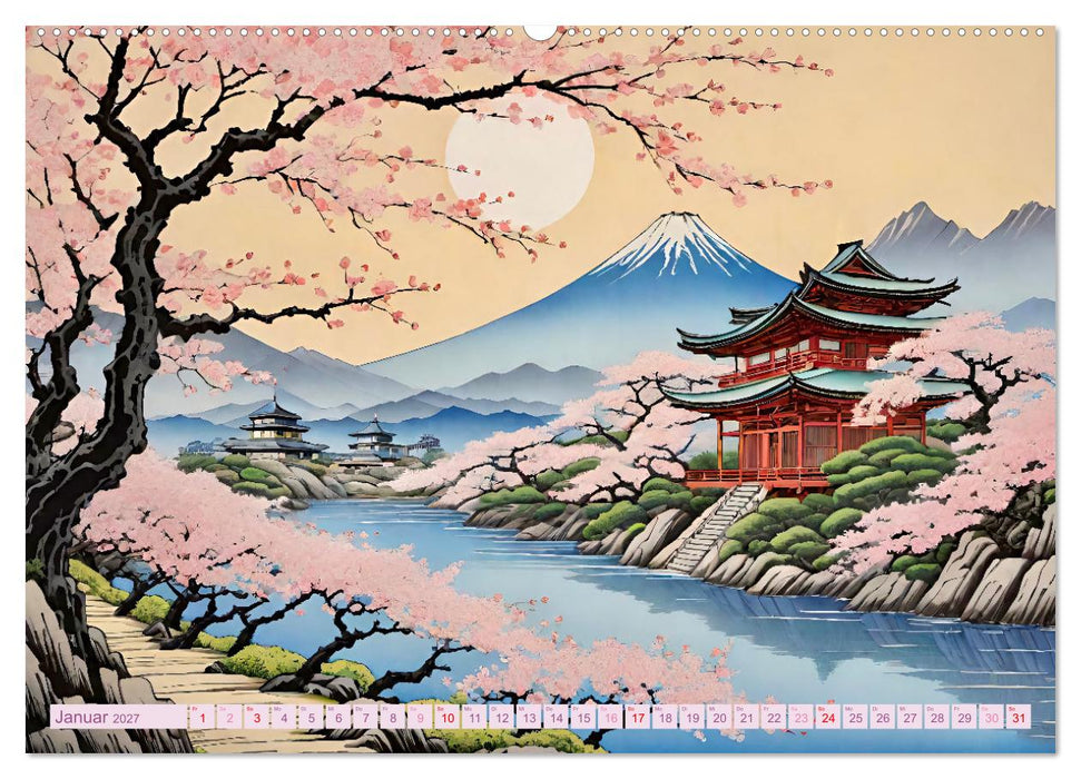 Hanami in Japan (CALVENDO Wandkalender 2027)