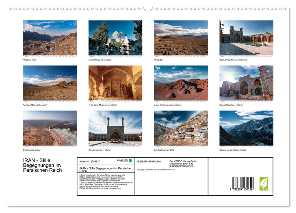 IRAN - Stille Begegnungen im Persischen Reich (CALVENDO Premium Wandkalender 2027)