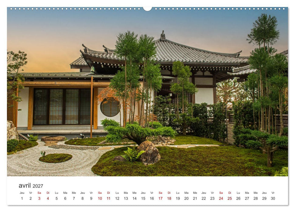 Jardiner au Japon (CALVENDO Calendrier mensuel 2027)