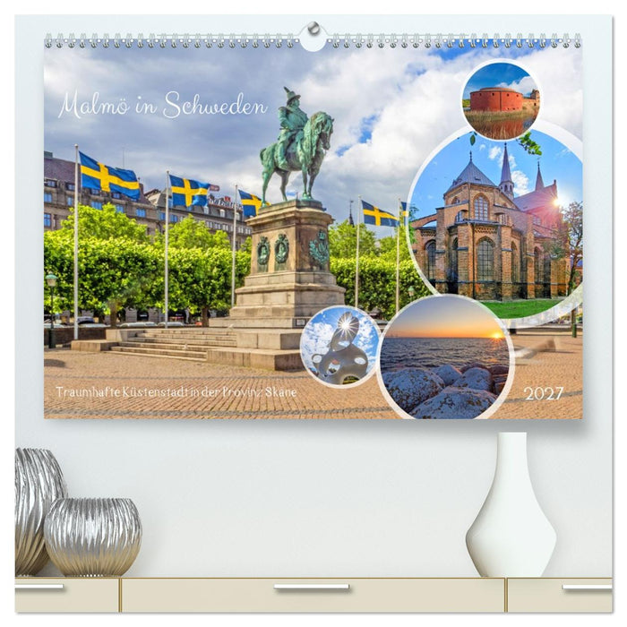 Malmö in Schweden (CALVENDO Premium Wandkalender 2027)