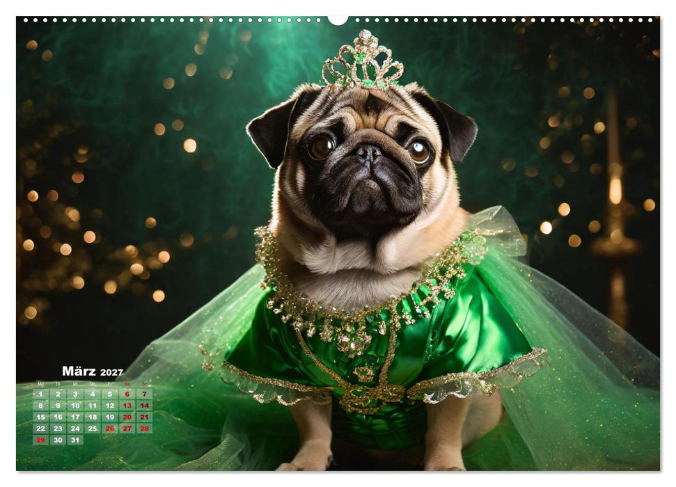 Kleine Hunde - Große Diven (CALVENDO Wandkalender 2027)