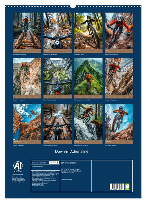 Downhill Adrenaline (CALVENDO Monthly Calendar 2027)