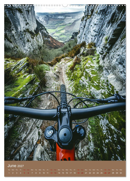 Downhill Adrenaline (CALVENDO Monthly Calendar 2027)