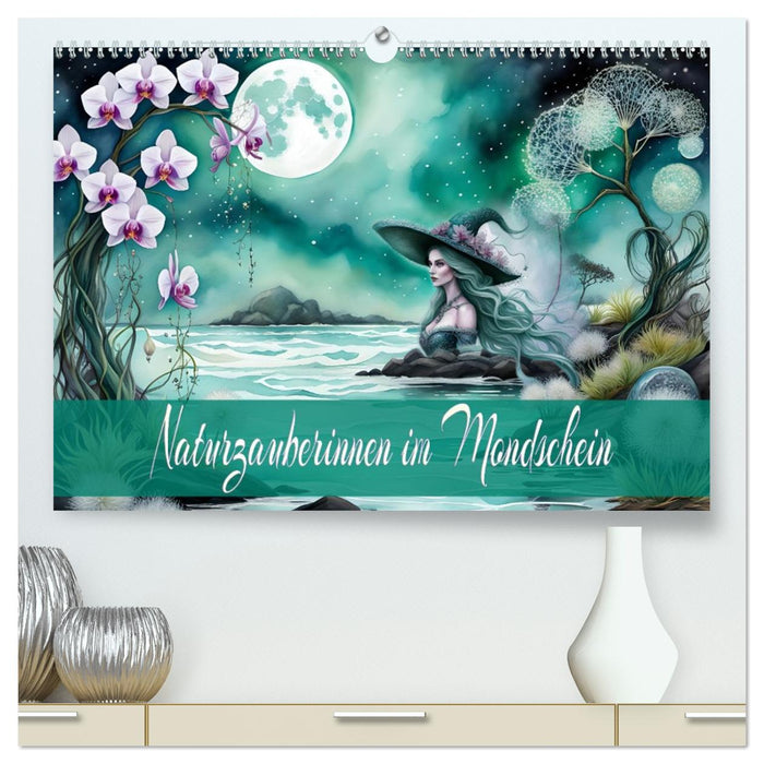 Naturzauberinnen im Mondschein (CALVENDO Premium Wandkalender 2027)