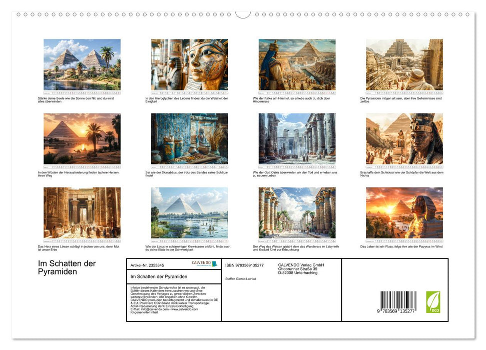 Im Schatten der Pyramiden (CALVENDO Premium Wandkalender 2027)