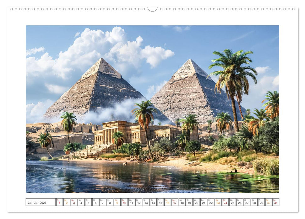 Im Schatten der Pyramiden (CALVENDO Premium Wandkalender 2027)