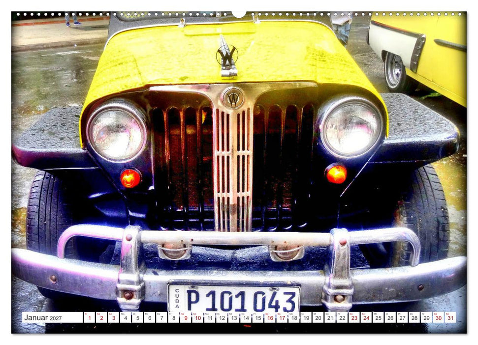 Best of Jeepster - Das Cabrio von Willys-Overland (CALVENDO Wandkalender 2027)