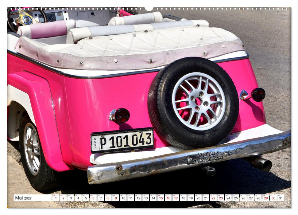 Best of Jeepster - Das Cabrio von Willys-Overland (CALVENDO Wandkalender 2027)
