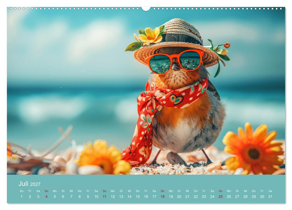 Niedliche Vögel! Trendige Schnabelstars erobern die Modewelt (CALVENDO Premium Wandkalender 2027)