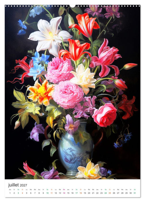 Vases en fleur (CALVENDO Calendrier supérieur 2027)