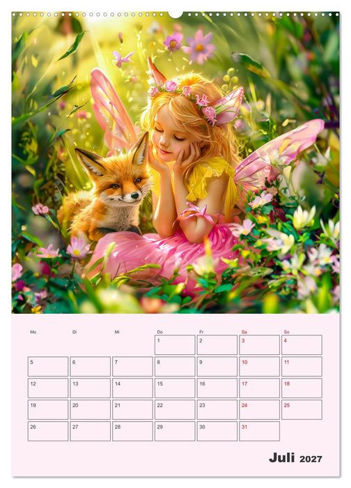 Elfenkinder der Natur - Niedlicher Termin-Planer für das Jahr (CALVENDO Premium Wandkalender 2027)