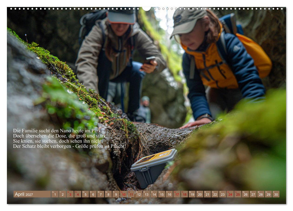 Geocaching Poesie (CALVENDO Premium Wandkalender 2027)