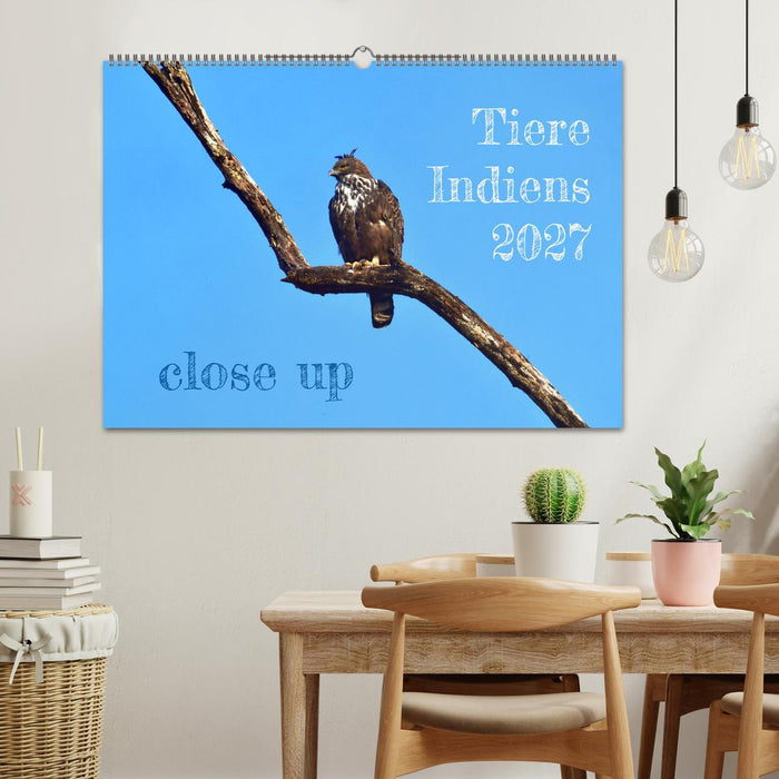 Tiere Indiens close up (CALVENDO Wandkalender 2027)