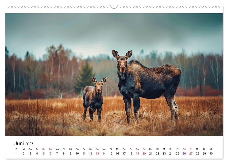 Elche - schöne Momente (CALVENDO Wandkalender 2027)
