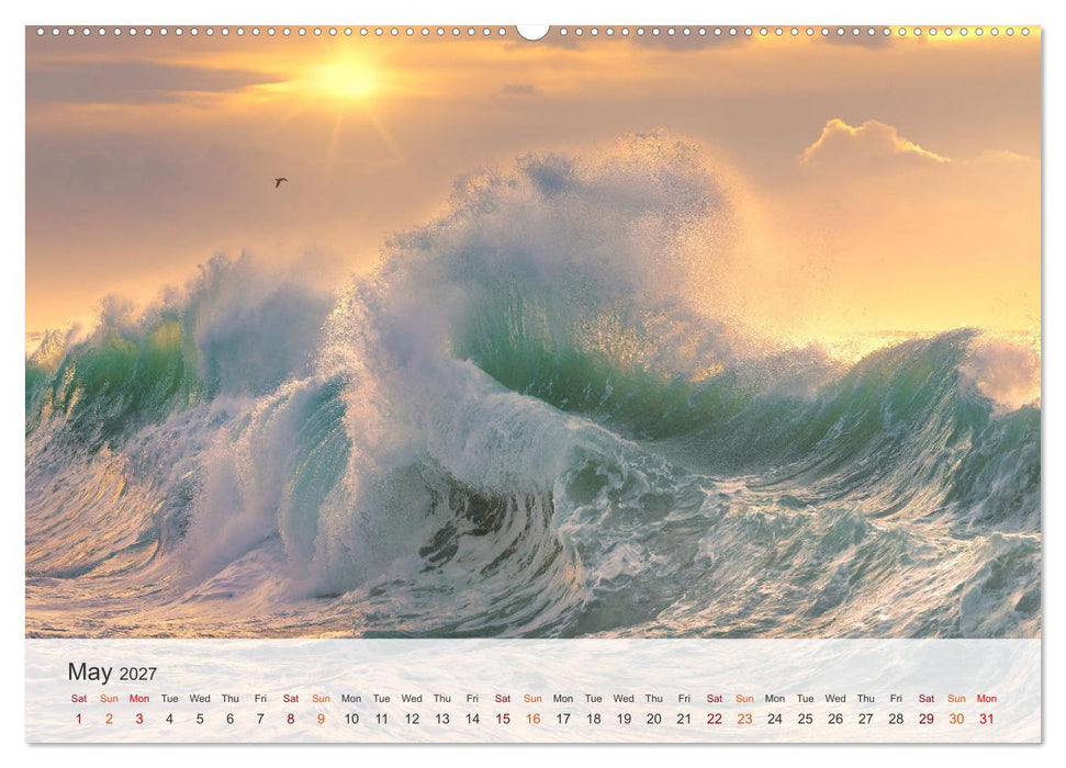 Melody of the waves (CALVENDO Monthly Calendar 2027)